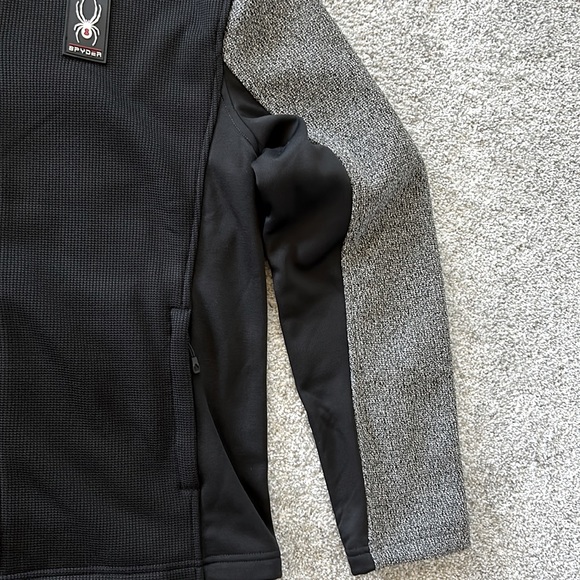 Spyder Mixed Media Zip Front Jacket - Picture 4 of 8